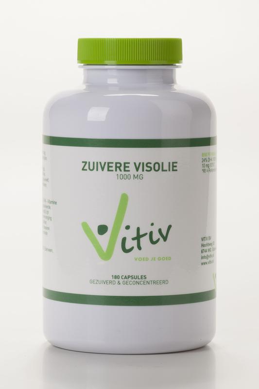 Vitiv Zuivere visolie 1000 mg 100capsules