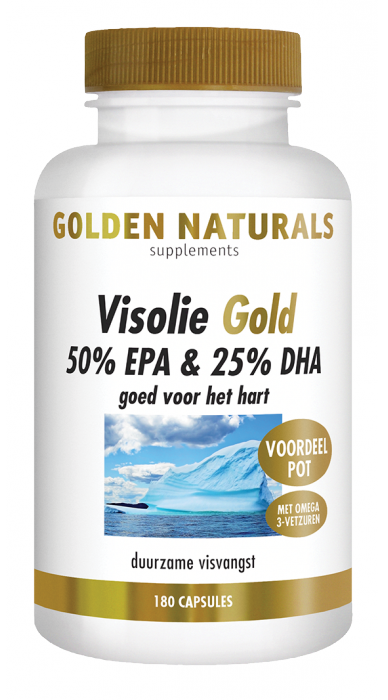 Golden Naturals Visolie gold 50% epa 25% dha 180 softgels capsules