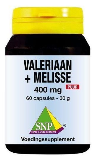 SNP Valeriaan melisse puur 400 mg 60 capsules