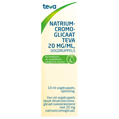 Teva Natriumcromoglicaat 20mg/ml oogdruppels 10ml