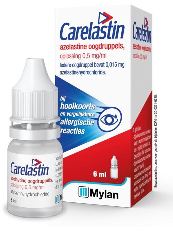 Carelastin Oogdruppels azelastin 6