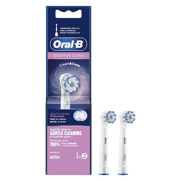 Oral-B Sensitive Clean opzetborstels - 2 stuks