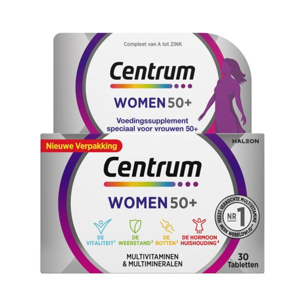 Centrum Gratis Verzending: 2x  Woman 50+ Multivitaminen 30 tabletten
