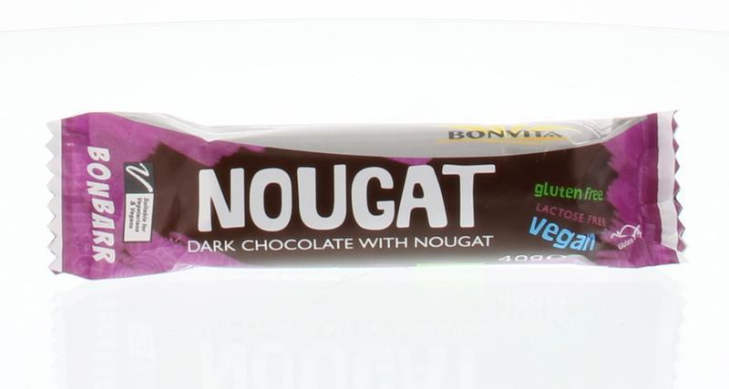 Bonvita Nougat reep bio 40 gram