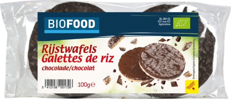 Damhert Rijstwafel melkchocola 100 gram