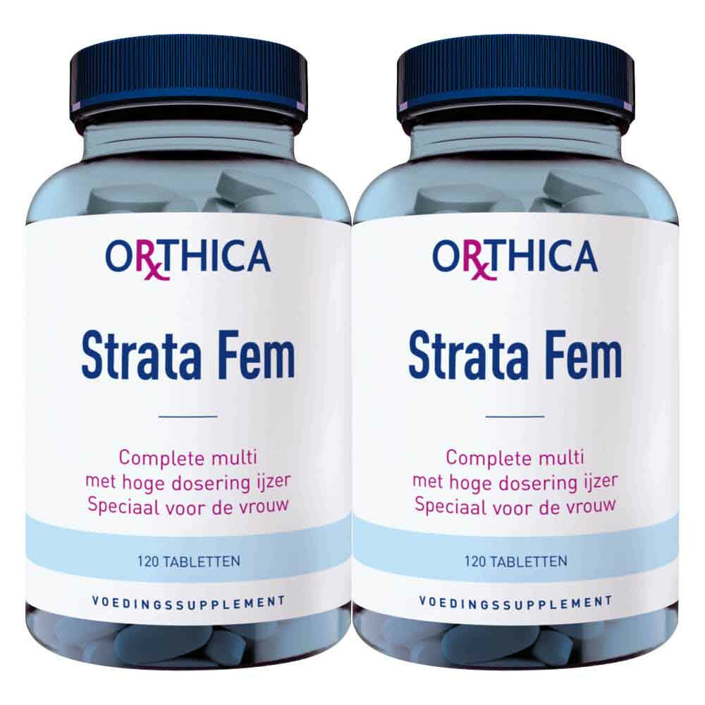 Orthica Gratis Verzending: 2x  Strata Fem 120 tabletten