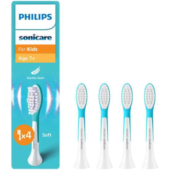 Philips Sonicare For Kids 7+ Soft opzetborstels HX6044/90 - 4 stuks