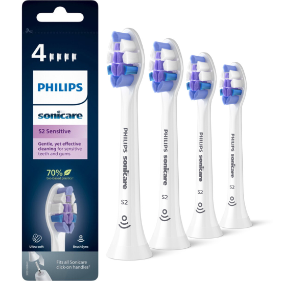 Philips Sonicare S2 Sensitive opzetborstels HX6054 - 4 stuks