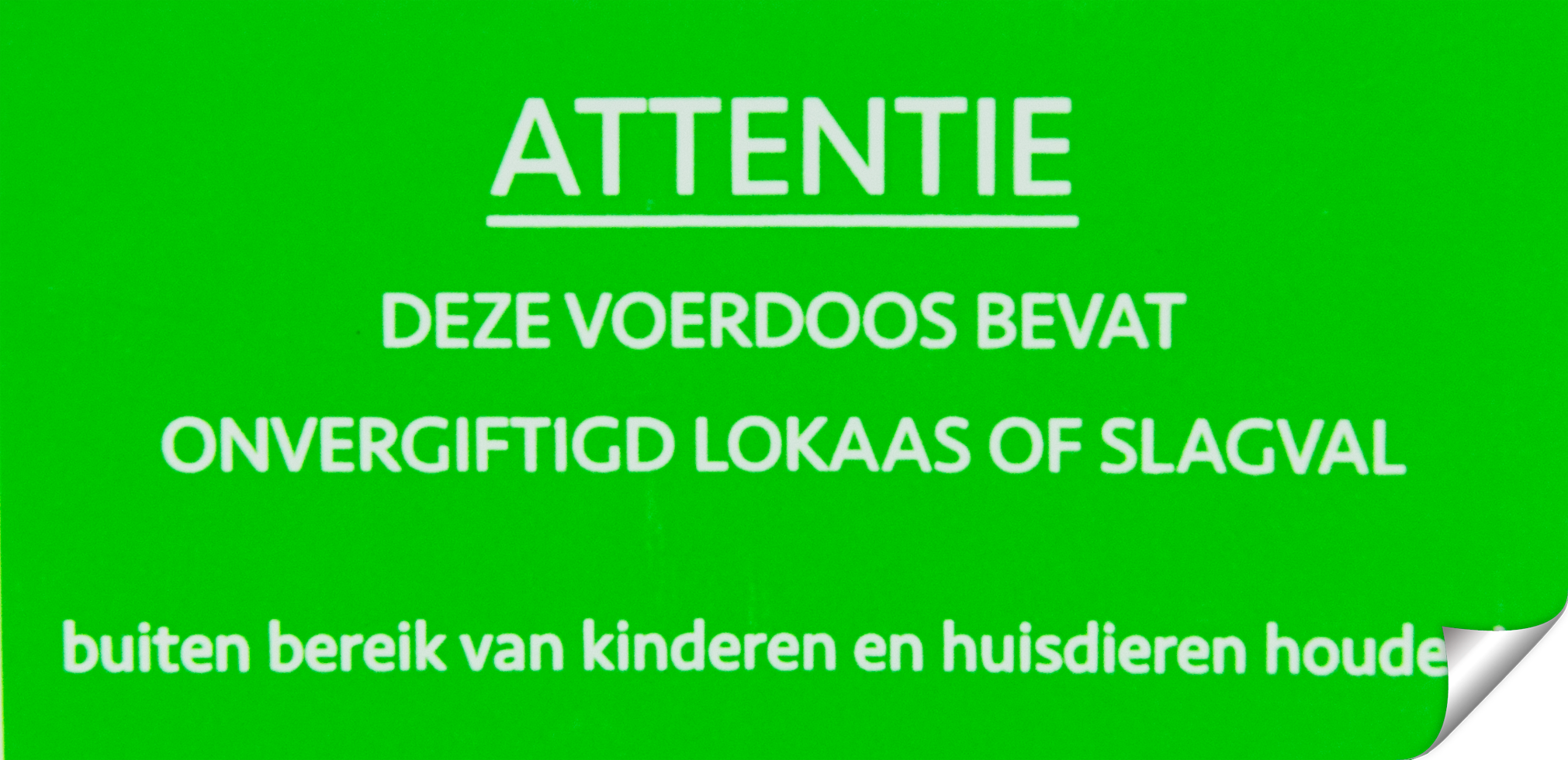 AllesTegenOngedierte.nl Sticker Onvergiftigd / Slagval 10 stuks
