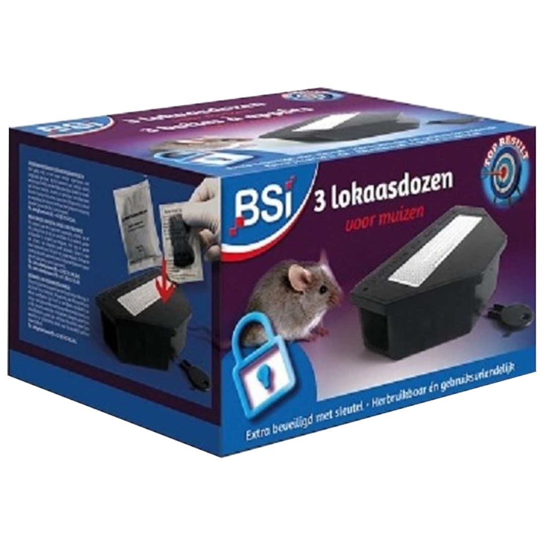 BSI Muizen lokaasdozen 3st
