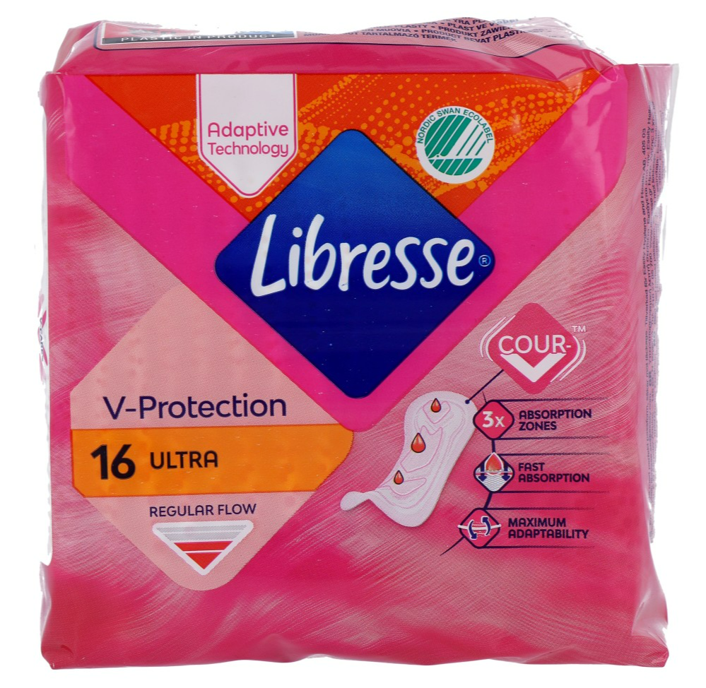 Libresse V-Protection Ultra Normal Maandverband