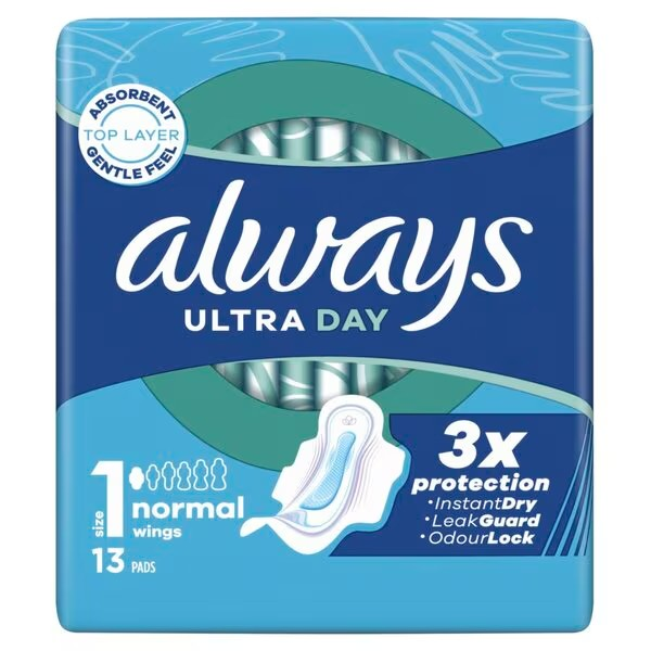Always Ultra Normal Maandverband Met Vleugels