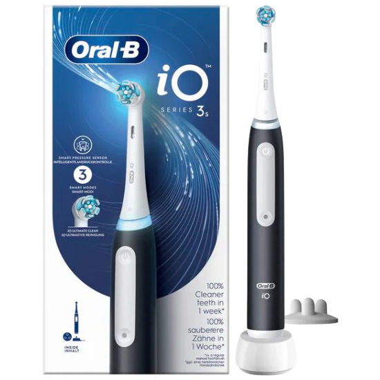 Oral-B iO Series 3S Matt Black Elektrische Tandenborstel