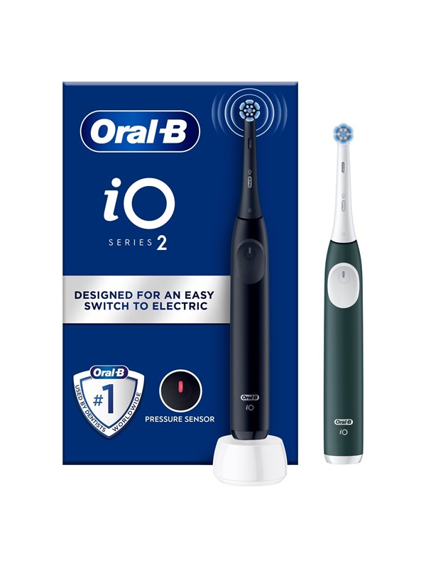 Oral-B iO Series 2 Night Black + Extra Body Forest Green