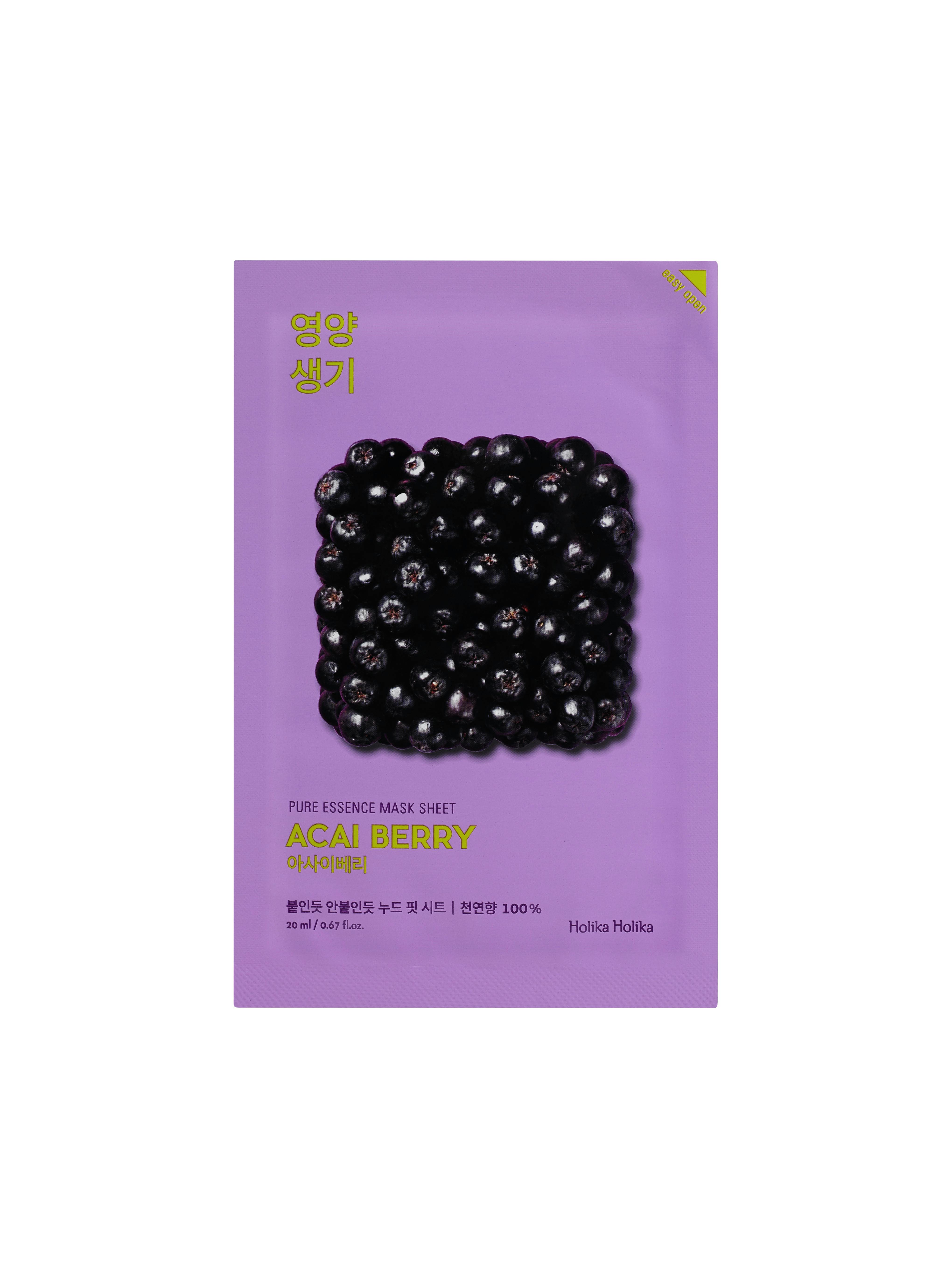 Holika Holika Pure Essence Mask Sheet Acai Berry 20 ml