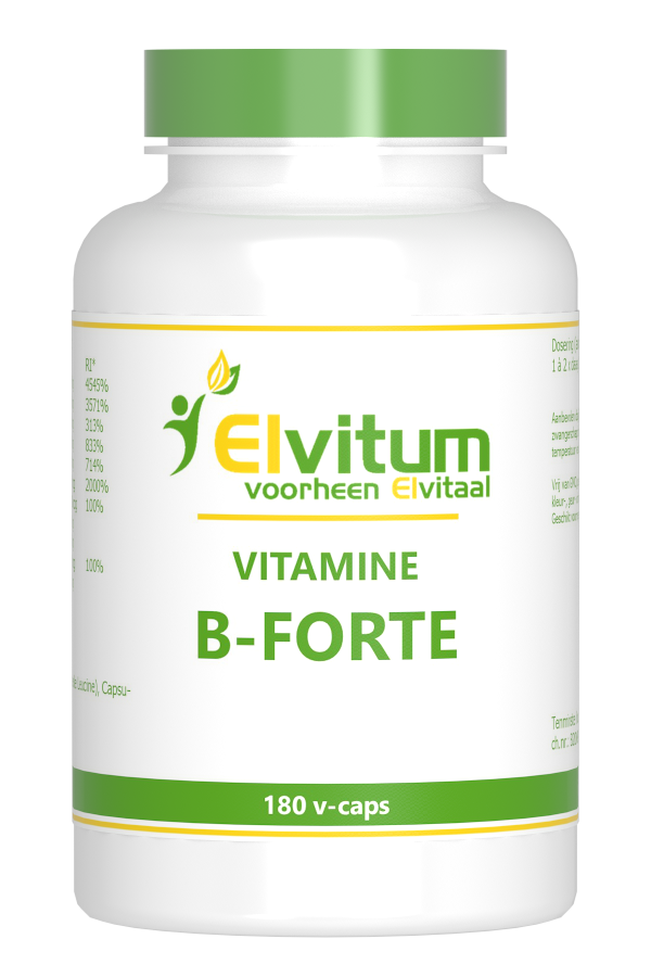 Elvitum Vitamine B-Forte Gistvrij Vegicaps