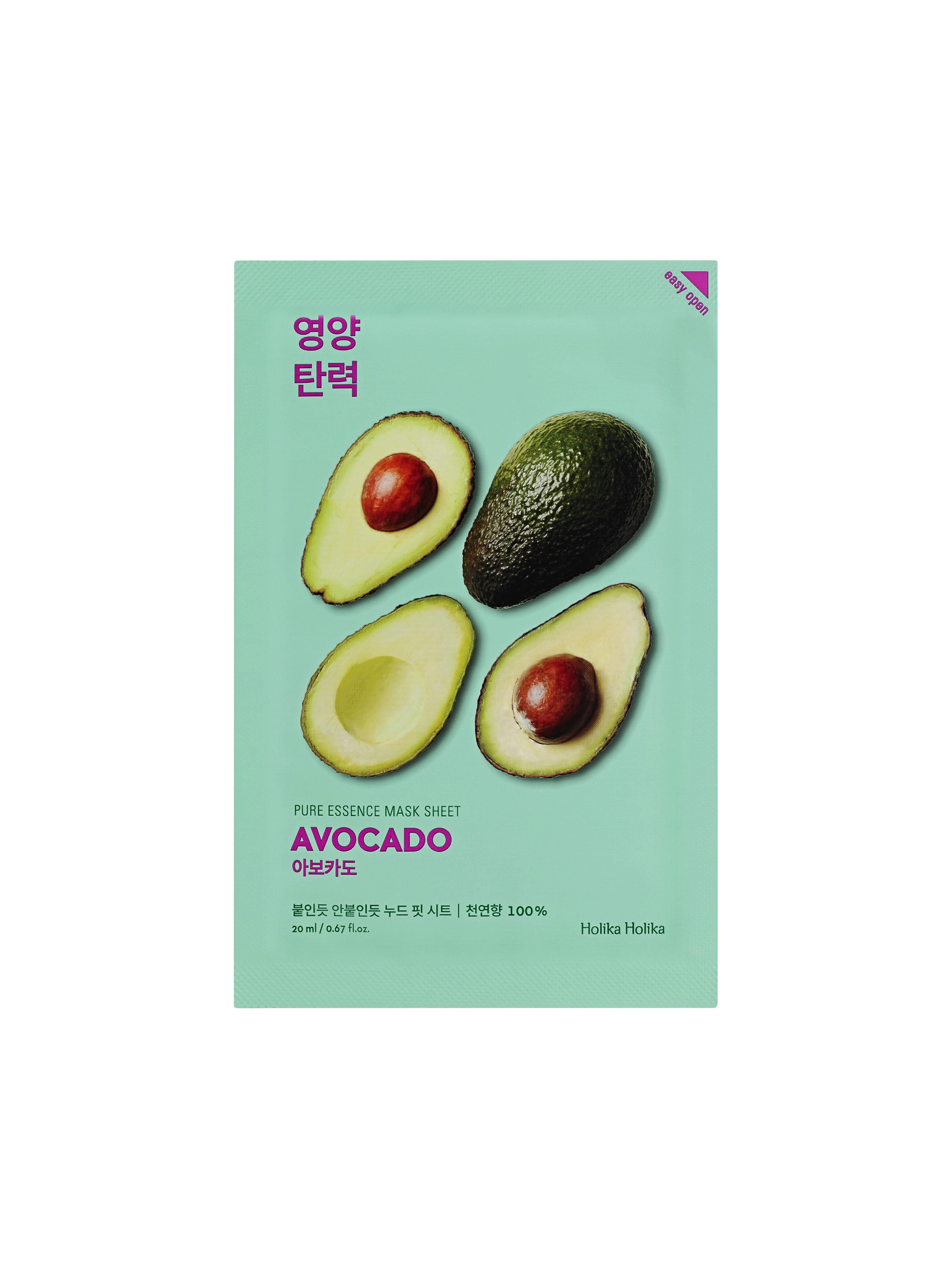 Holika Holika Pure Essence Mask Sheet Avocado 20 ml