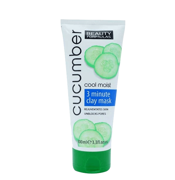 Beauty Formulas Cucumber Cool Moist 3 Minute Clay Mask 100 ml