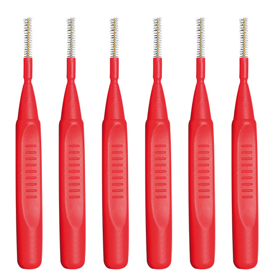 Everbright. Everbright PRO Interdentaal Rager 0.5 mm rood - 6 stuks