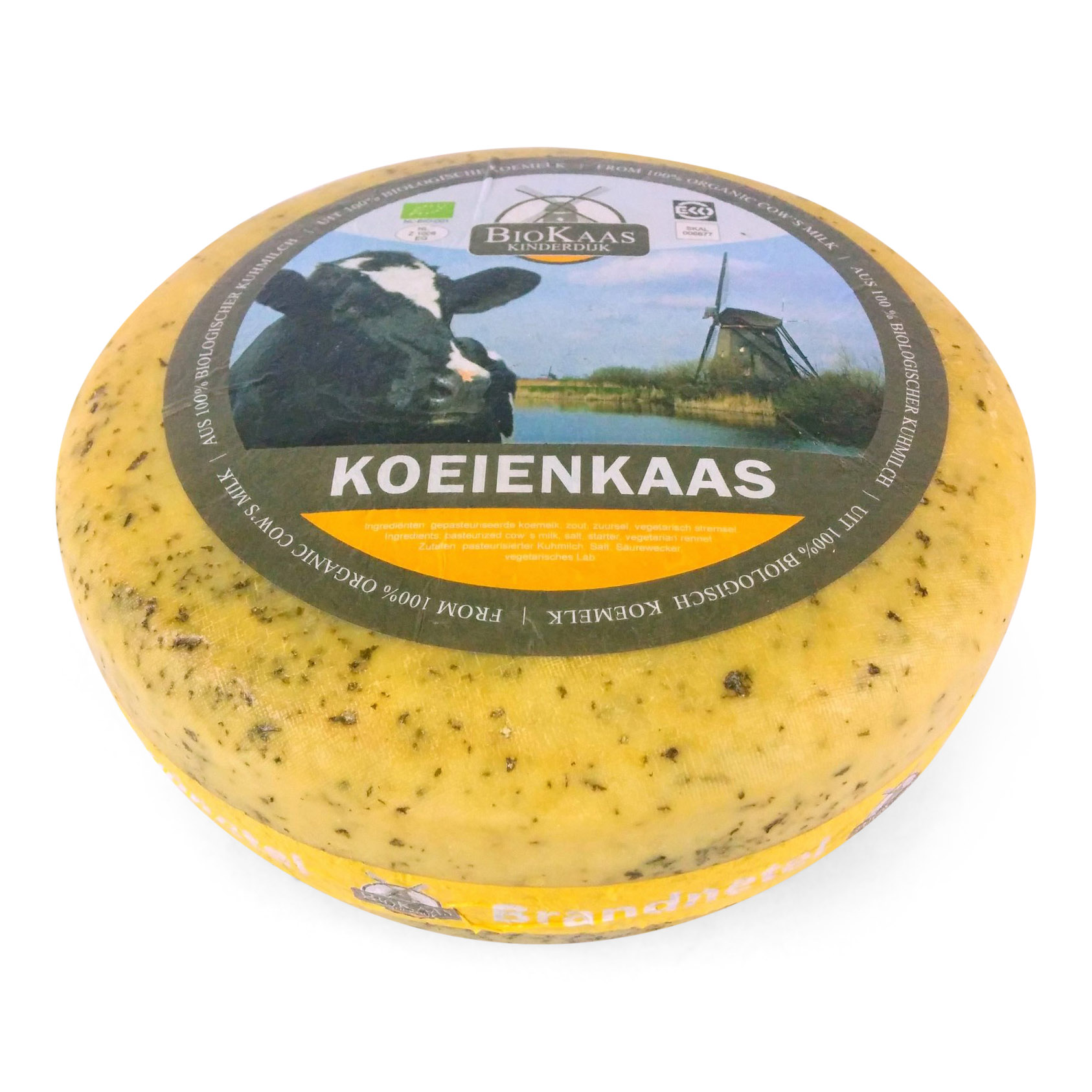 5,4kg Biologisch vegetarische Brandnetelkaas 48+