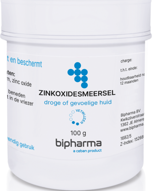 Bipharma Zinkoxidesmeersel 100 gram
