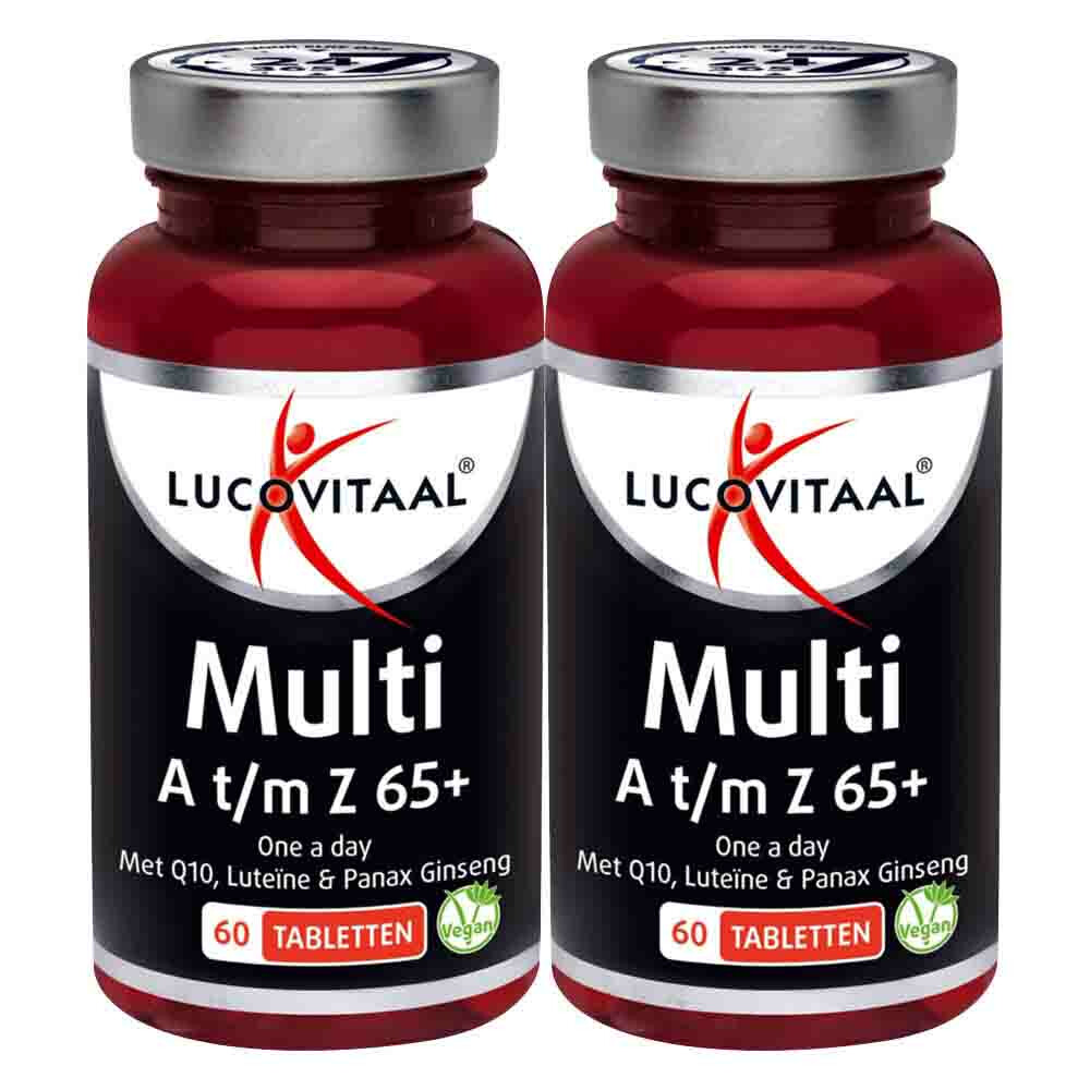 Lucovitaal Gratis Verzending: 2x  Multi A-Z 65+ 60 tabletten