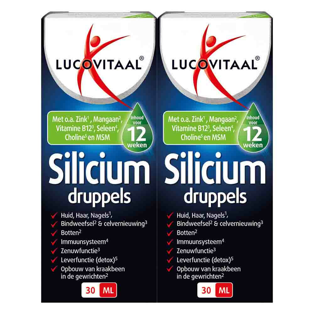 Lucovitaal Gratis Verzending: 2x  Silicium Druppels 30 ml