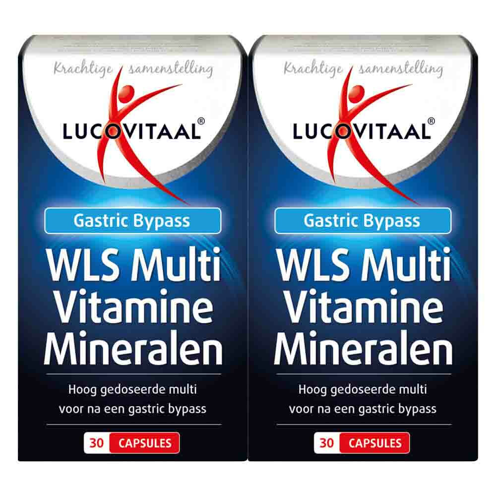 Lucovitaal Gratis Verzending: 2x  WLS Multi Vitamine Mineralen Gastric Bypass 30 capsules