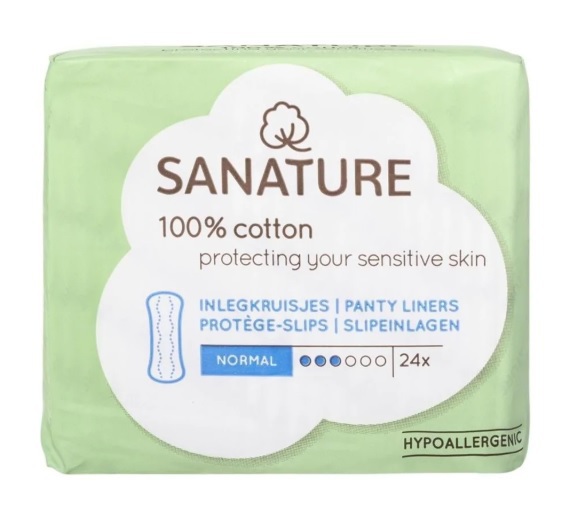 Sanature Inlegkruisjes normaal 100% katoen 24 stuks