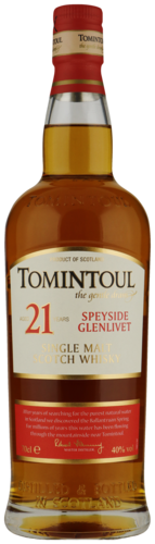 Tomintoul 21 years Speyside Malt 70CL
