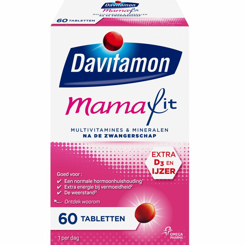 Davitamon Gratis Verzending: 4x  Compleet Mama Fit 60 tabletten