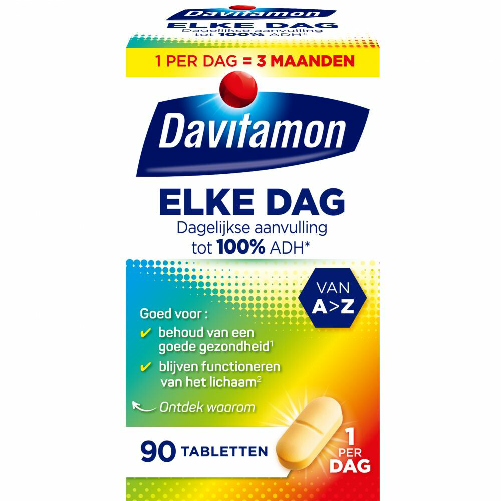 Davitamon Gratis Verzending: 4x  Elke Dag 90 tabletten