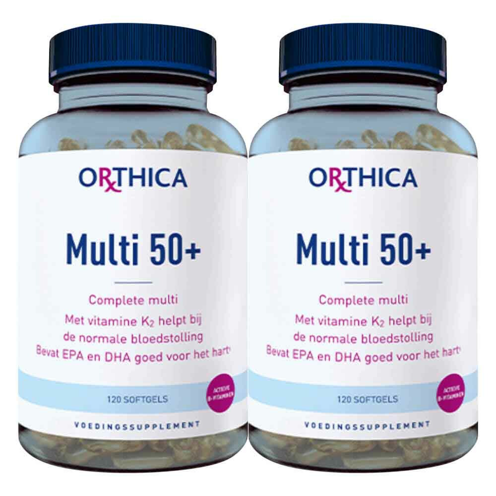 Orthica Gratis Verzending: 2x  Multi 50+ 120 softgels