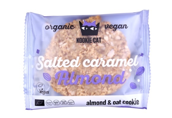 Kookie cat Koek salted caramel almond 12 x 50 Gram