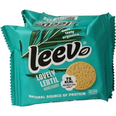 Leev Lovely lentil cakes rosemary bio 54 Gram