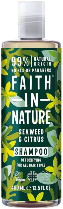 Faith In Nature Shampoo zeewier en citrus 400ml