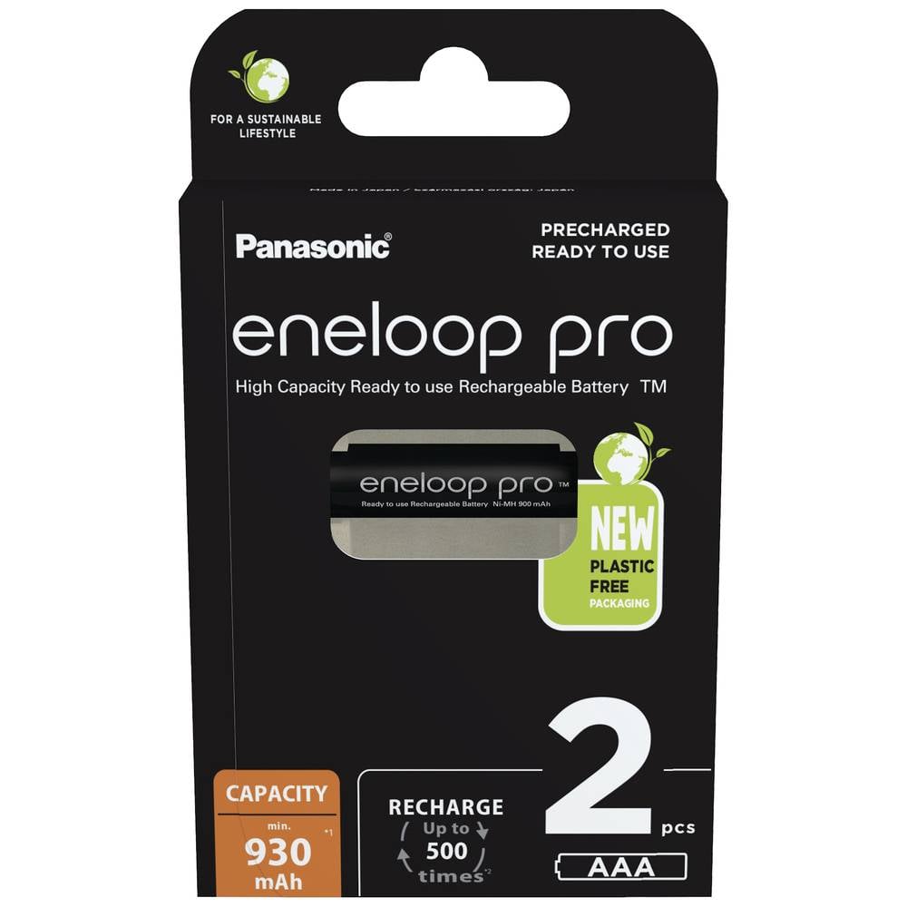 Eneloop pro HR03 Oplaadbare AAA batterij (potlood) NiMH 930 mAh 1.2 V 2 stuk(s)