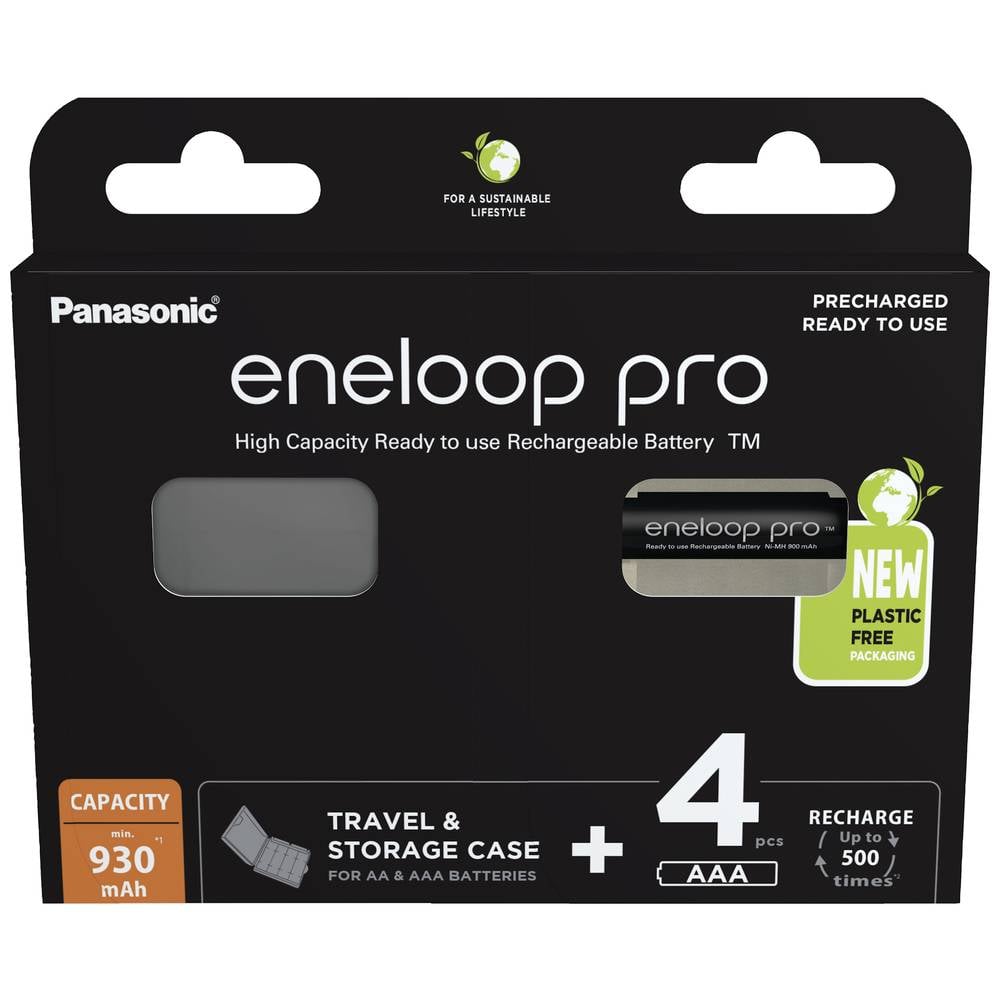 Eneloop pro HR03 +Box Oplaadbare AAA batterij (potlood) NiMH 930 mAh 1.2 V 4 stuk(s)