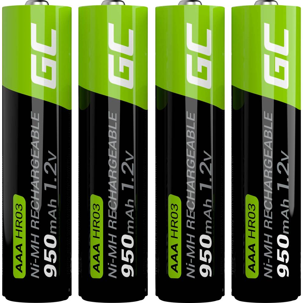 Green Cell HR03 Oplaadbare AAA batterij (potlood) NiMH 950 mAh 1.2 V 4 stuk(s)