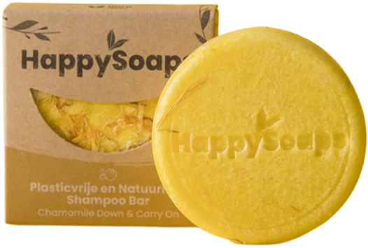 HappySoaps Shampoo bar chamomile down & carry on 70gr