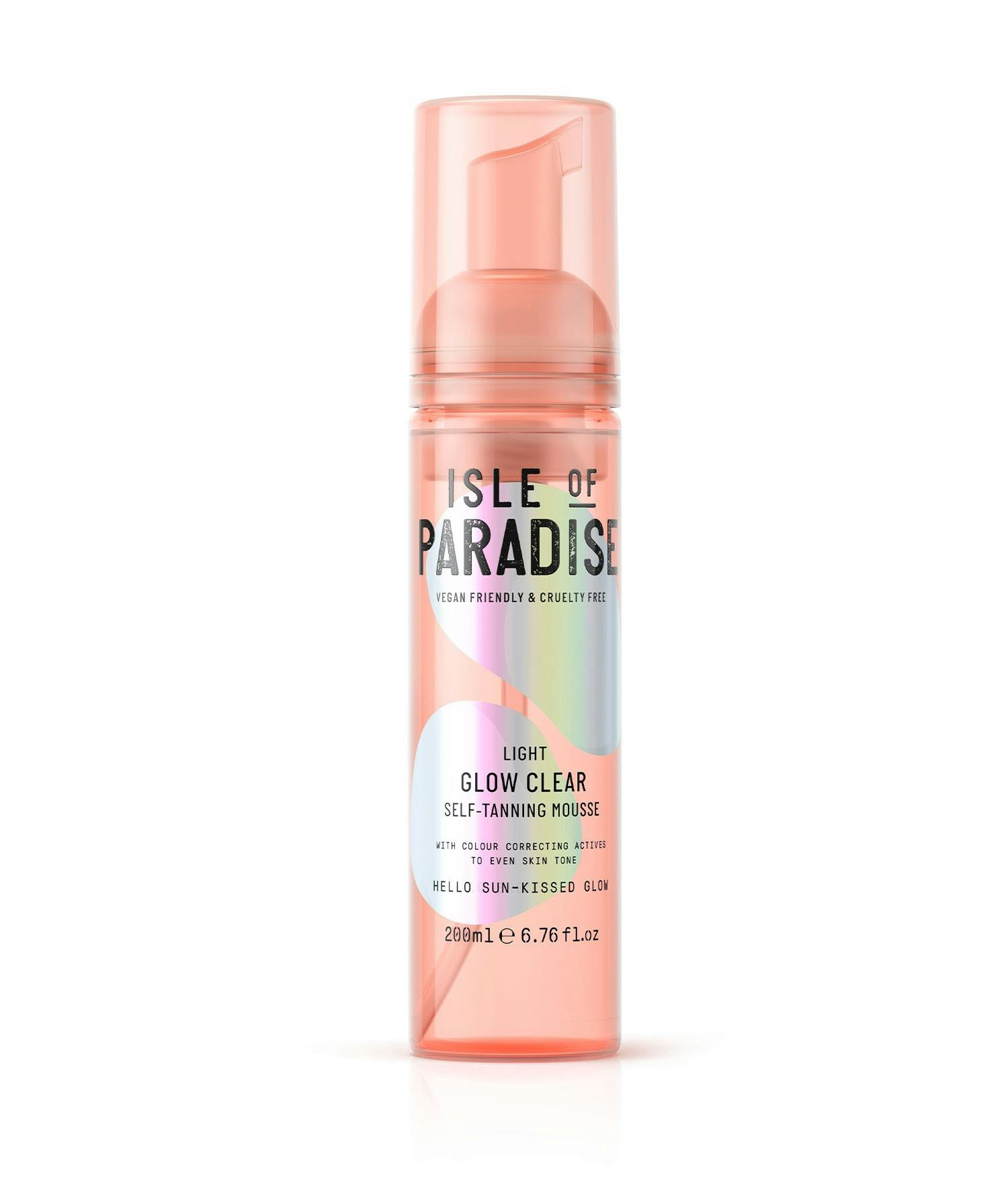 Isle of Paradise Light Glow Clear Self Tanning Mousse 200 ml