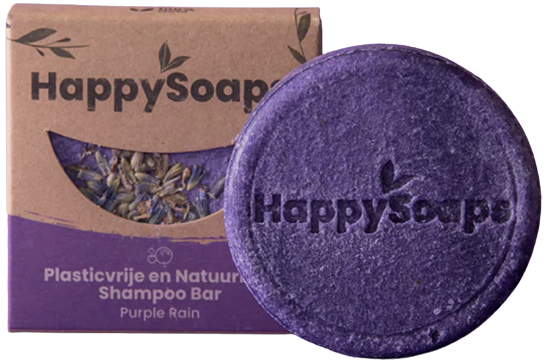 HappySoaps Shampoo bar purple rain 70gr
