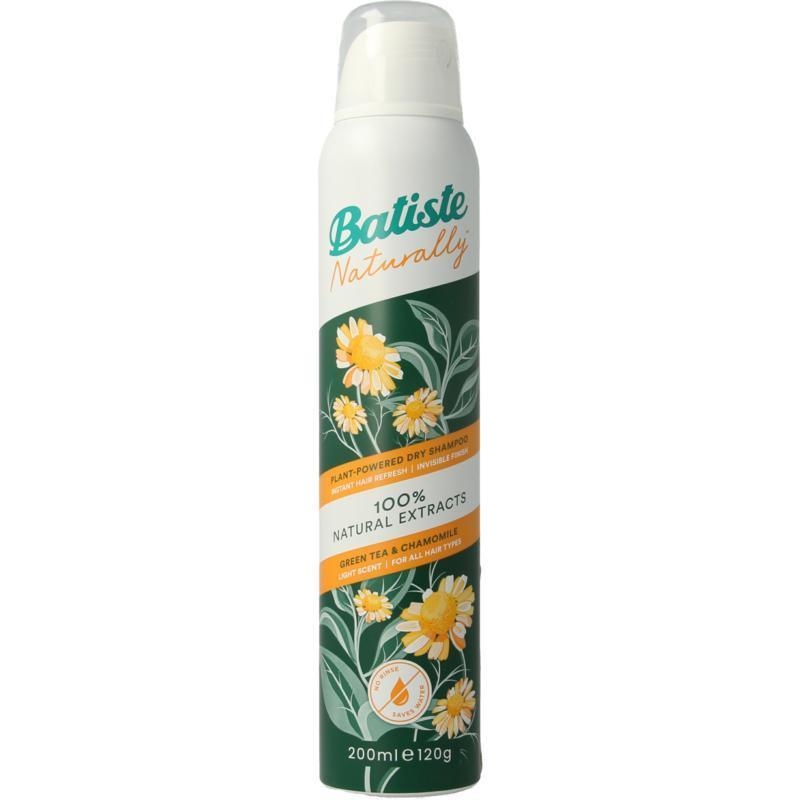 Batiste Droogshampoo green tea & chamomile normaal haar 200 ML