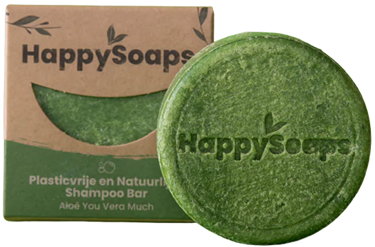 HappySoaps Shampoo bar aloë you vera much 70gr