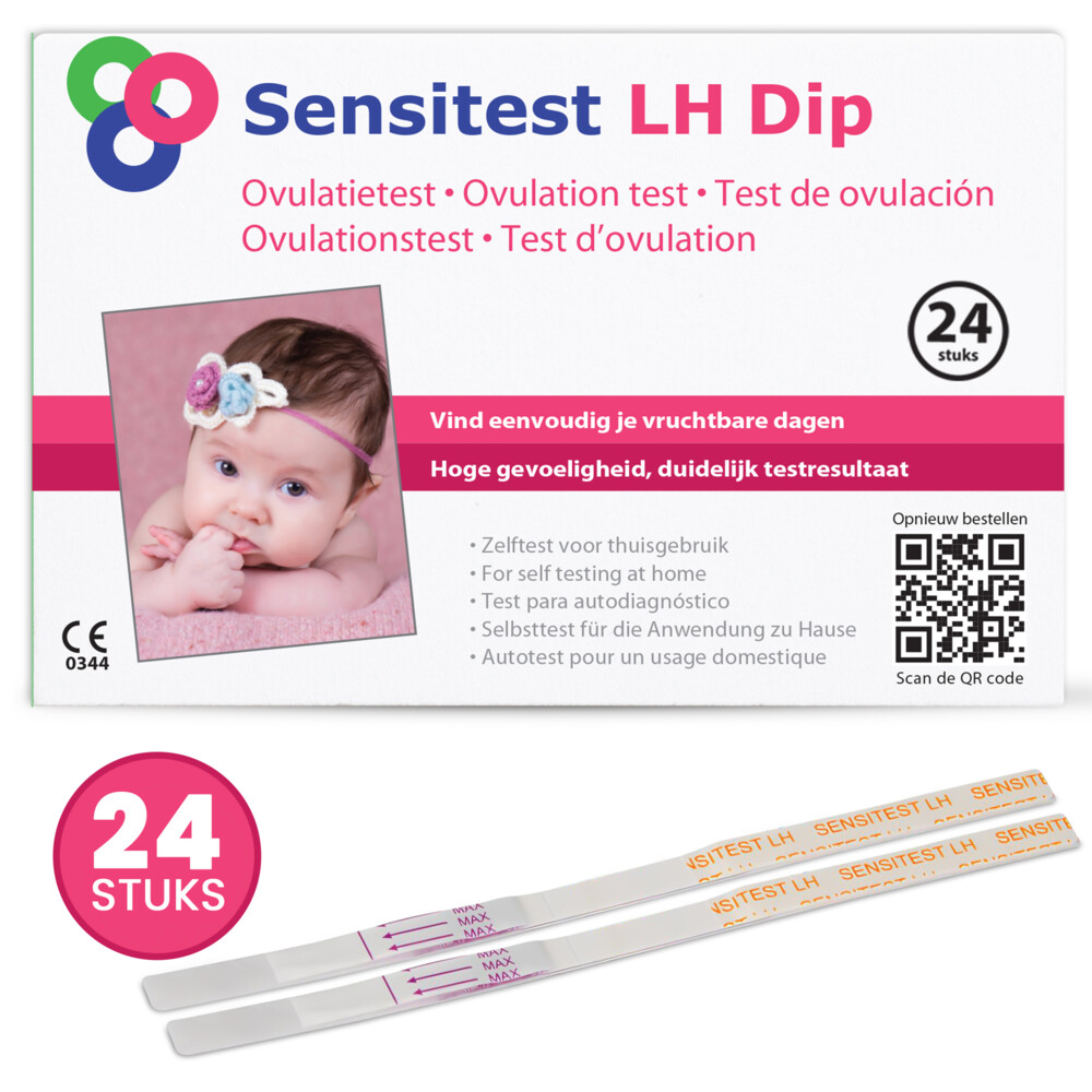 Sensitest Ovulatietest Dipstick 24 stuks