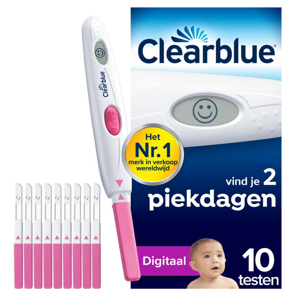 Clearblue 3x  Ovulatietest Digitaal 10 stuks