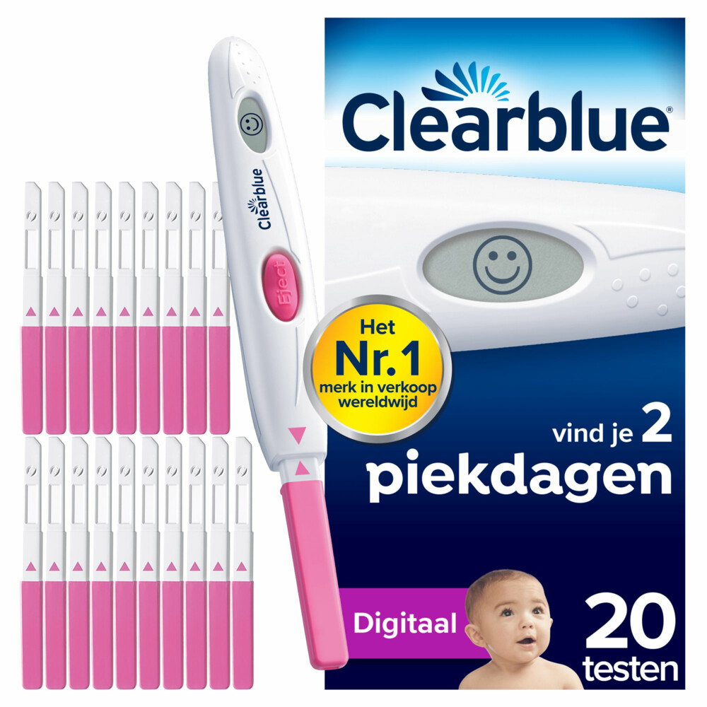 Clearblue 6x  Ovulatietest Digitaal 20 stuks