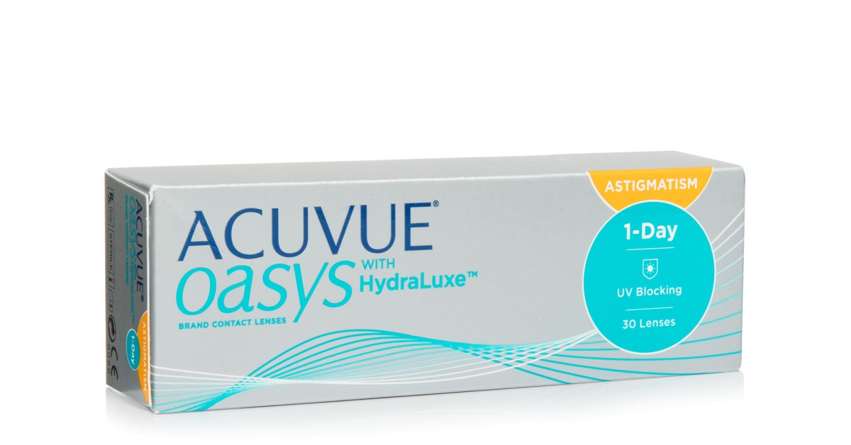 Acuvue Oasys 1-Day with HydraLuxe for Astigmatism (30 lenzen)