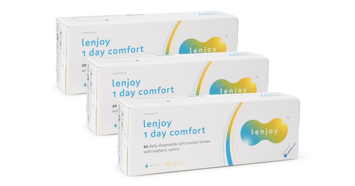Lenjoy  1 Day Comfort (90 lenzen)