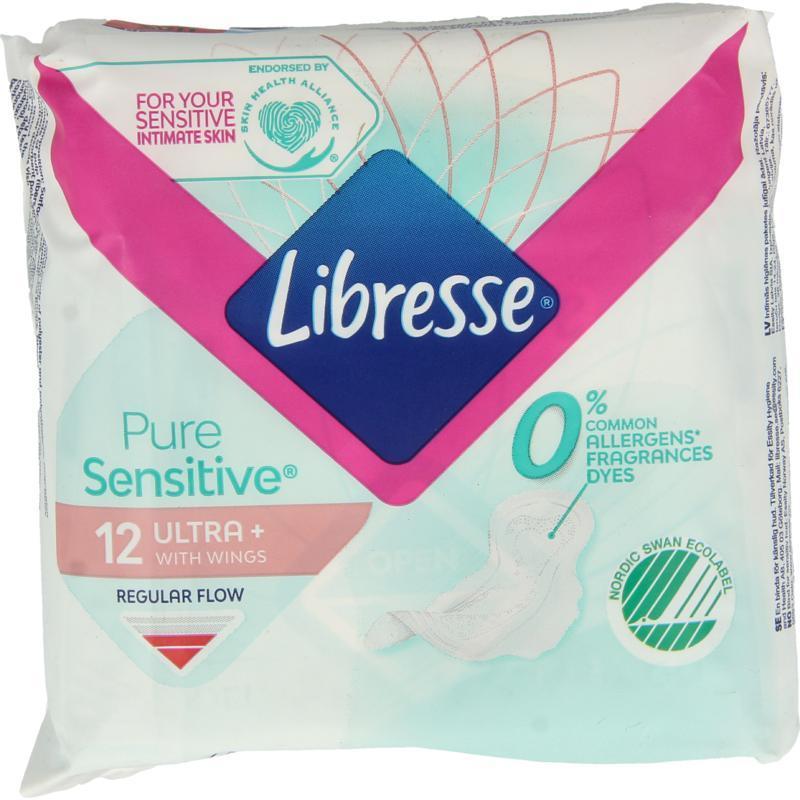 Libresse Maandverband pursens ultra normaal 12 Stuks